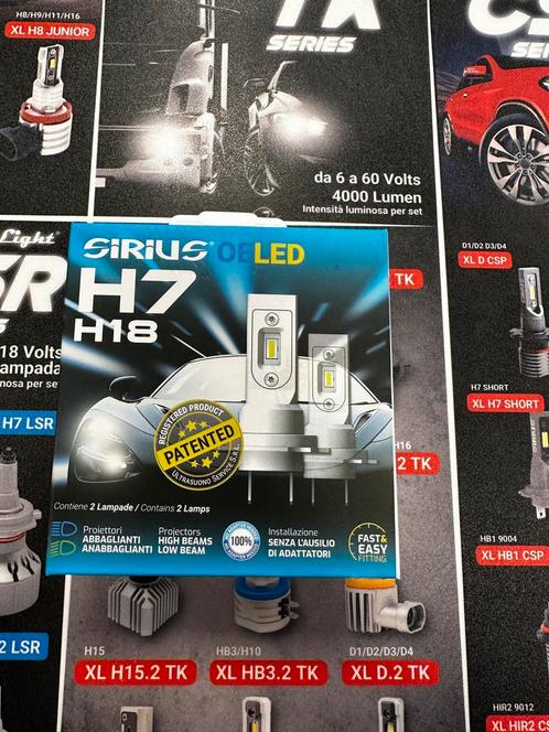 KIT DE PHARE LED SIRIUS H7 H18 SÉRIE OELED 12V 6000K, Auto-onderdelen, Verlichting, Verzenden