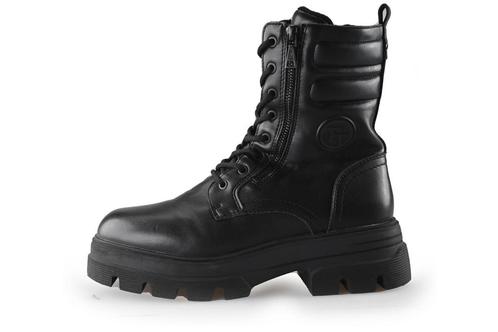 Tom Tailor Veterboots in maat 40 Zwart | 5% extra korting, Kleding | Dames, Schoenen, Zwart, Zo goed als nieuw, Overige typen