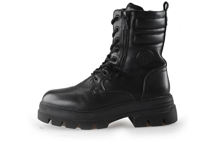 Tom Tailor Veterboots in maat 40 Zwart | 5% korting, Kleding | Dames, Schoenen, Zwart, Zo goed als nieuw, Overige typen, Verzenden