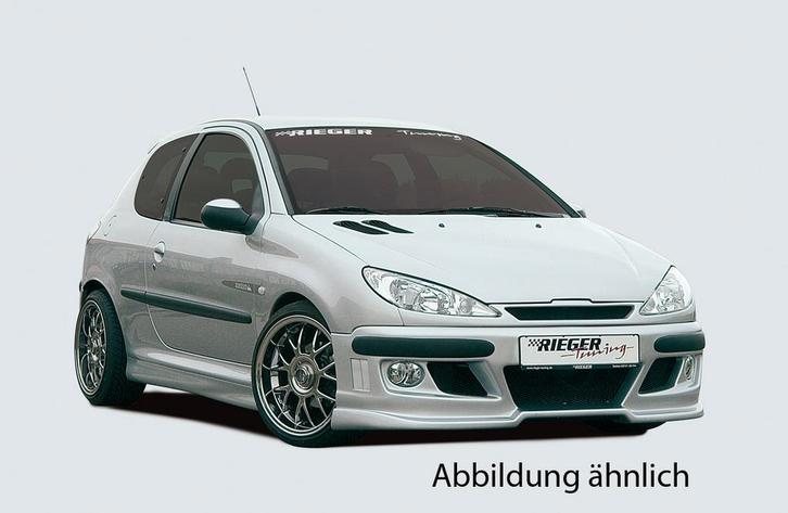 Rieger voorbumper | 206: 09.98-05.06 - Cabrio CC, Sedan | st, Auto-onderdelen, Carrosserie, Nieuw, Peugeot, Verzenden
