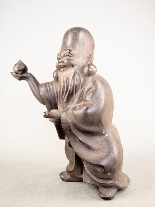 gietijzer - Man  - Fukurokuju , een van de Zeven, Antiek en Kunst, Antiek | Overige Antiek