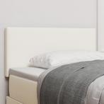 vidaXL LED Hoofdbord Eenvoudig Design Crème 80 cm Velours, Huis en Inrichting, Slaapkamer | Bedden, Verzenden, Nieuw