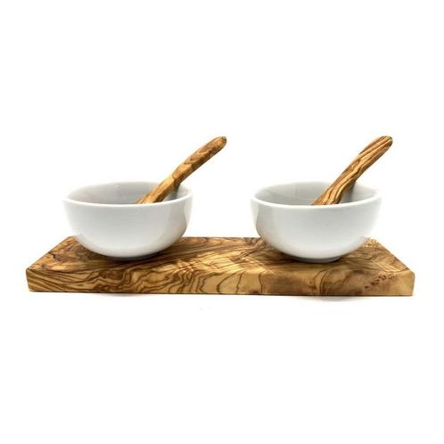 Set van 2 ronde porseleinen dipkommen (Ø 8,5 cm) incl. 2 lep, Maison & Meubles, Cuisine | Ustensiles de cuisine