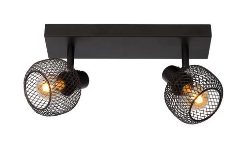 Lucide MAREN - Plafondspot - 2xE14 - Zwart -, Huis en Inrichting, Lampen | Spots, Nieuw, Verzenden