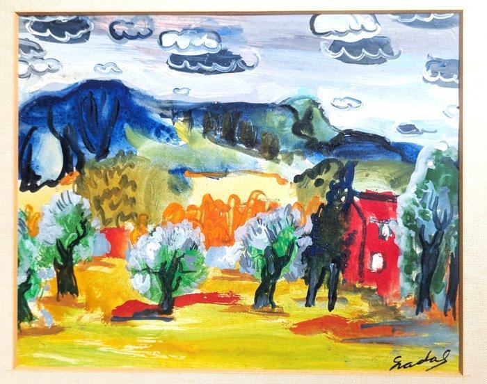 Carlos Nadal (1917-1998) - Paisaje, Antiek en Kunst, Kunst | Schilderijen | Modern