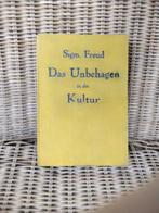 Sigmund Freud - Das Unbehagen in der Kultur, 1 ère édition -