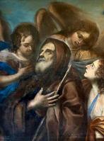 Scuola italiana (XVII) - San Francesco da Paola tra gli, Antiquités & Art