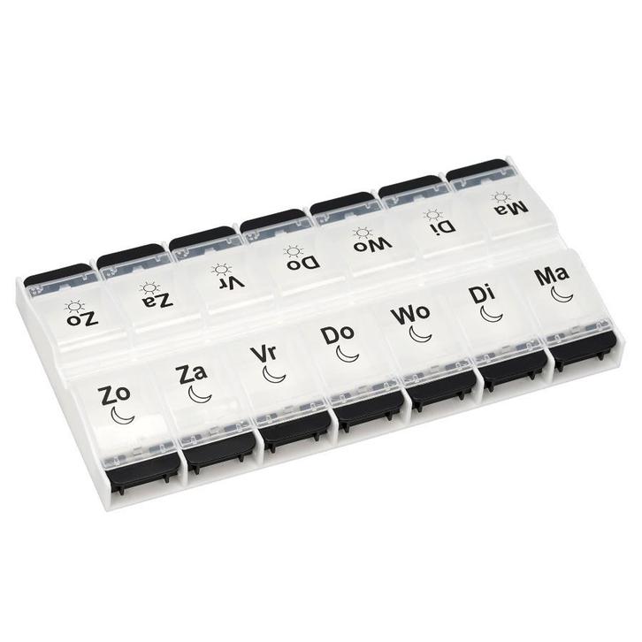 Ruime pillendoos 7 dagen, 2 delen per dag, Diversen, Verpleegmiddelen, Ophalen of Verzenden