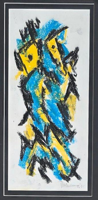 Theo Wolvecamp (1925-1992) - Abstracte compositie