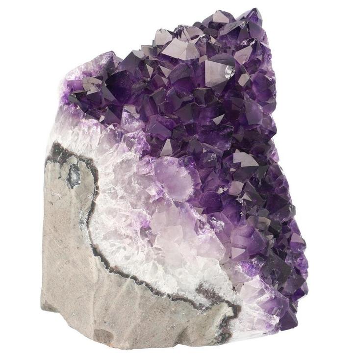 Amethist Cluster Nr 160 - 2747 gram - Kerkje, Handtassen en Accessoires, Edelstenen, Nieuw, Verzenden
