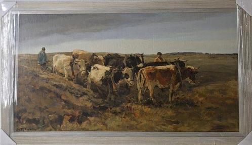 Willem George Frederik Jansen (1871-1949) - In the Dunes at, Antiek en Kunst, Kunst | Schilderijen | Klassiek