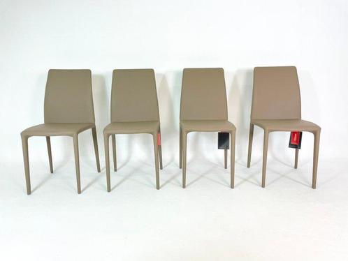Bonaldo - Chaise (4) - Acier, Cuir synthétique, Antiek en Kunst, Antiek | Meubels | Stoelen en Sofa's