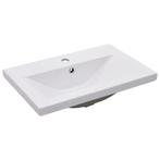 Keramische Inbouwwastafel 61cm | Wit | Retour Deal | Stra..., Huis en Inrichting, Minder dan 50 cm, Verzenden, Nieuw, Minder dan 100 cm