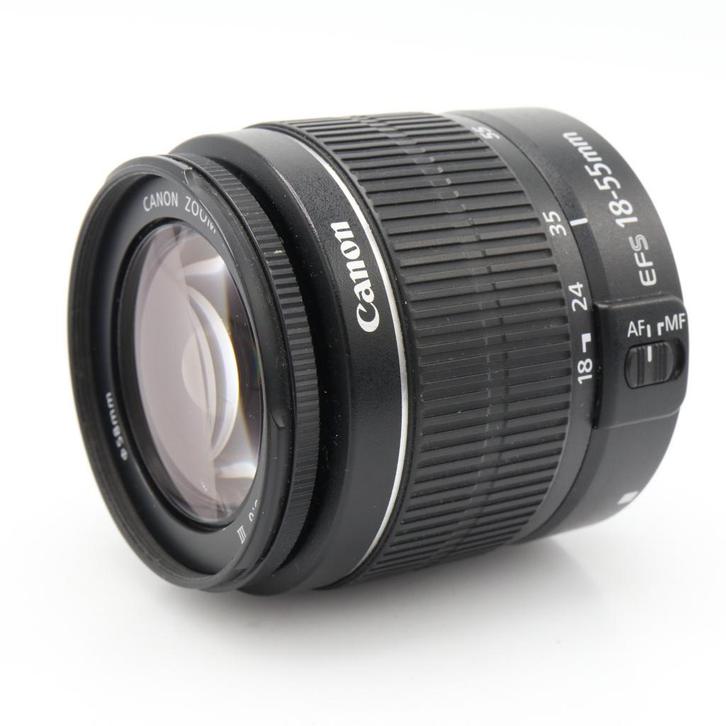 Canon EF-S 18-55mm F/3.5-5.6 III | Tweedehands, Audio, Tv en Foto, Foto | Lenzen en Objectieven, Zo goed als nieuw, Verzenden