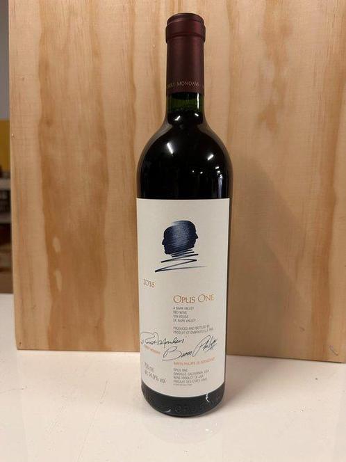 2018 Opus One - Napa Valley - 1 Bouteille (0,75 l), Verzamelen, Wijnen