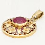 Pendentif - 18 carats Or jaune - Religieux. Robijn