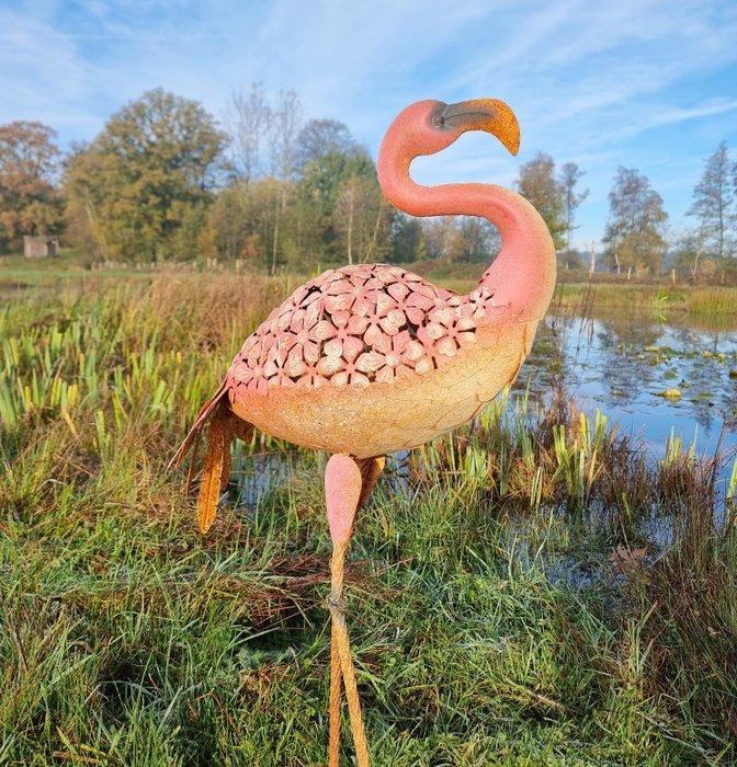 Figuur - XL Flaming statue - IJzer, Antiek en Kunst, Kunst | Designobjecten