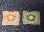 Themacollectie - Oostenrijk 1866 - 2 postzegels van de Donau, Timbres & Monnaies, Timbres | Europe | Autriche