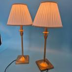 Orion Leuchten – Paar elegante Tischlampen – Messingoptik &