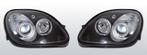 Koplampen Angel Eyes | Mercedes SLK R170 1996-2004 | zwart, Verzenden, Nieuw, Mercedes-Benz