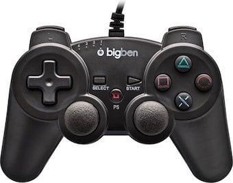 PS2 Controller Zwart BigBen (PS2 Accessoires), Games en Spelcomputers, Spelcomputers | Sony PlayStation 2, Zo goed als nieuw, Ophalen of Verzenden