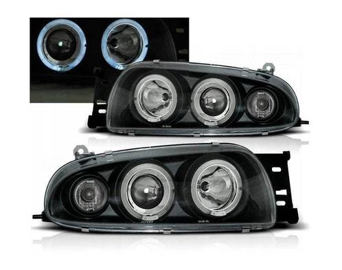 Angel Eyes koplamp units Black geschikt voor Ford Fiesta MK4, Autos : Pièces & Accessoires, Éclairage, Envoi