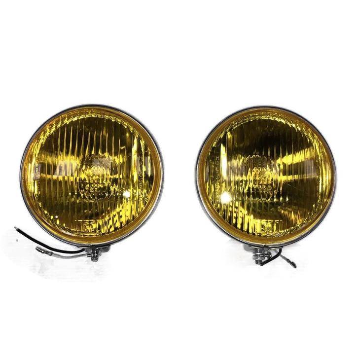 Koplampen set geel, 2 stk. , (Classic) Mini., Auto-onderdelen, Verlichting, Nieuw, Mini, Oldtimer onderdelen, Overige automerken
