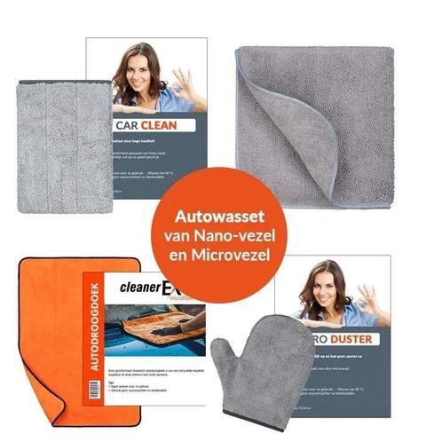 Autowasset van Nano-vezel en Microvezel, Auto diversen, Onderhoudsmiddelen, Ophalen of Verzenden