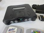 Nintendo - Nintendo 64 - with 4 Games - Mario Kart - Golden, Nieuw