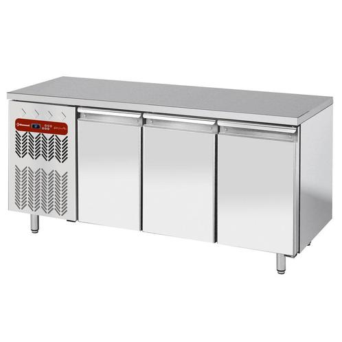 Geventileerde koeltafel, 3 deuren GN 1/1, groep aan linkse k, Zakelijke goederen, Horeca | Keukenapparatuur, Koelen en Vriezen