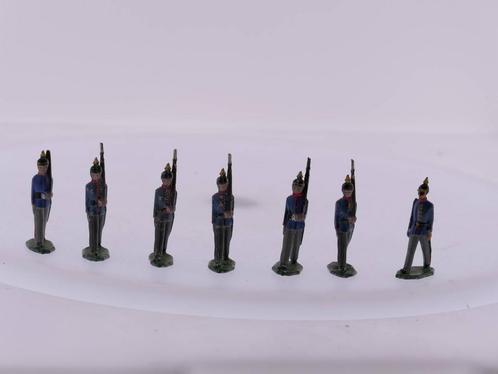 Tinnen geverfde soldaatjes, een set van 6 stuks en 1 enke..., Hobby & Loisirs créatifs, Modélisme | Figurines & Dioramas, Enlèvement ou Envoi