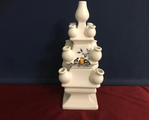Heinen Delfts Blauw Nederland - Vase - vase à tulipes -, Antiek en Kunst, Antiek | Glaswerk en Kristal