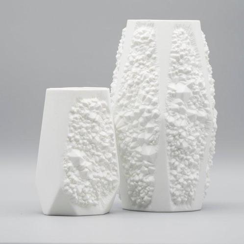 AK Kaiser - Manfred Frey - Vase (2) - Duo Relief Fossil -, Antiek en Kunst, Antiek | Glaswerk en Kristal
