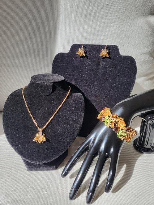 Joan Rivers - Verguld - 3-delige sieradenset, Antiek en Kunst, Curiosa en Brocante