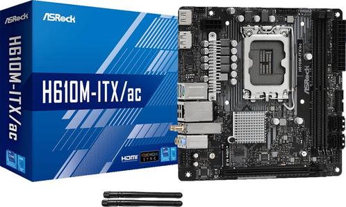 ASRock H610M-ITX/ac - Moederbord (Moederborden, Hardware), Informatique & Logiciels, Cartes mères, Enlèvement ou Envoi