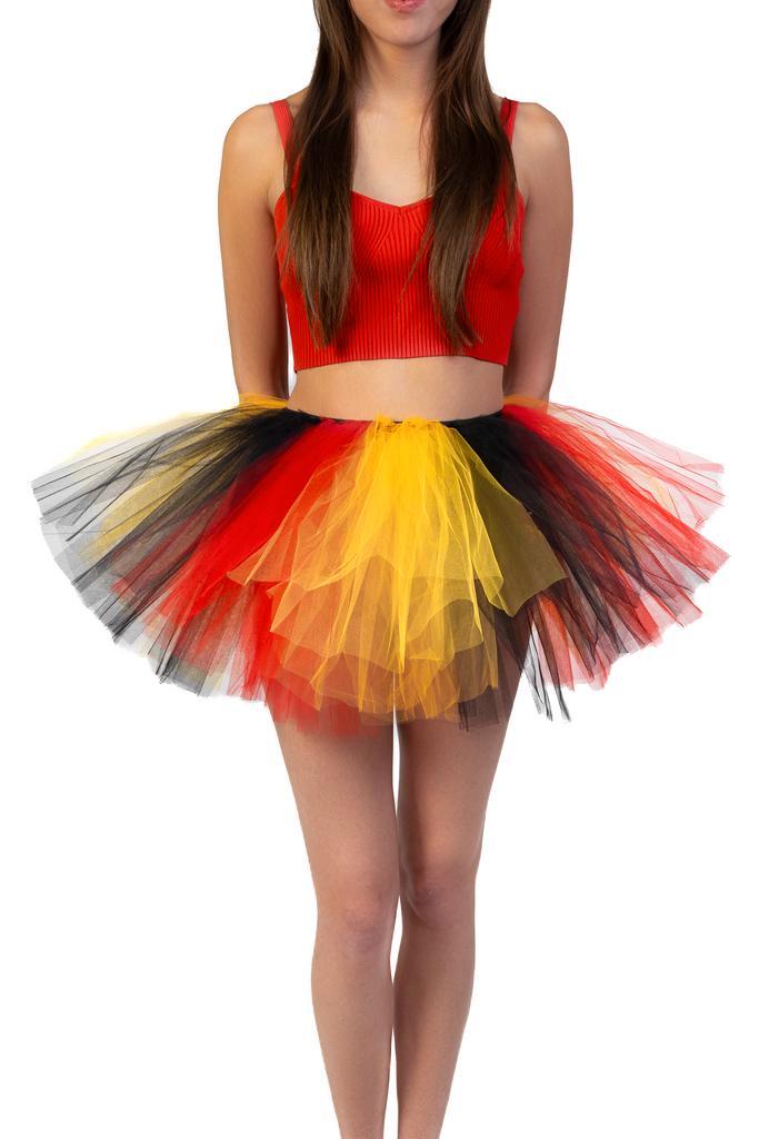 Korte Tutu Zwart Geel Rood Tule Rokje XS S M Belgische Vlag, Kleding | Dames, Carnavalskleding en Feestkleding, Nieuw, Ophalen of Verzenden