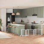 vidaXL Hondenhek inklapbaar met deur 12 panelen 600cm, Verzenden, Nieuw