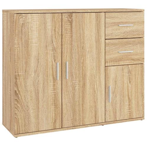 Dressoir Sonoma Eik 91cm | Retour Deal | 50% Korting, Huis en Inrichting, Kasten | Dressoirs, Nieuw, Verzenden