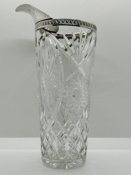 Masini Carlo - Cocktailshaker - Geometrisch motief - .800, Antiek en Kunst, Antiek | Zilver en Goud