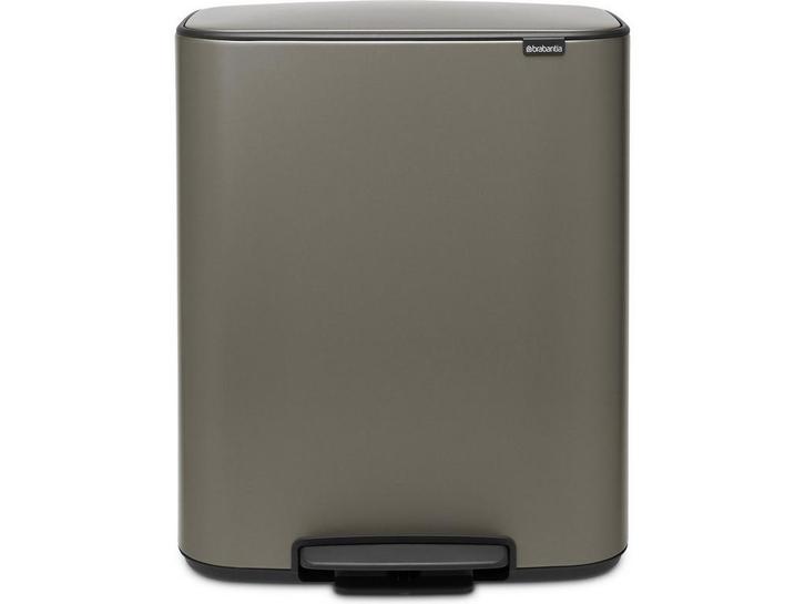 Brabantia Bo Prullenbak - XXL Pedaalemmer 60 liter - Zacht, Huis en Inrichting, Woonaccessoires | Prullenbakken, Zo goed als nieuw