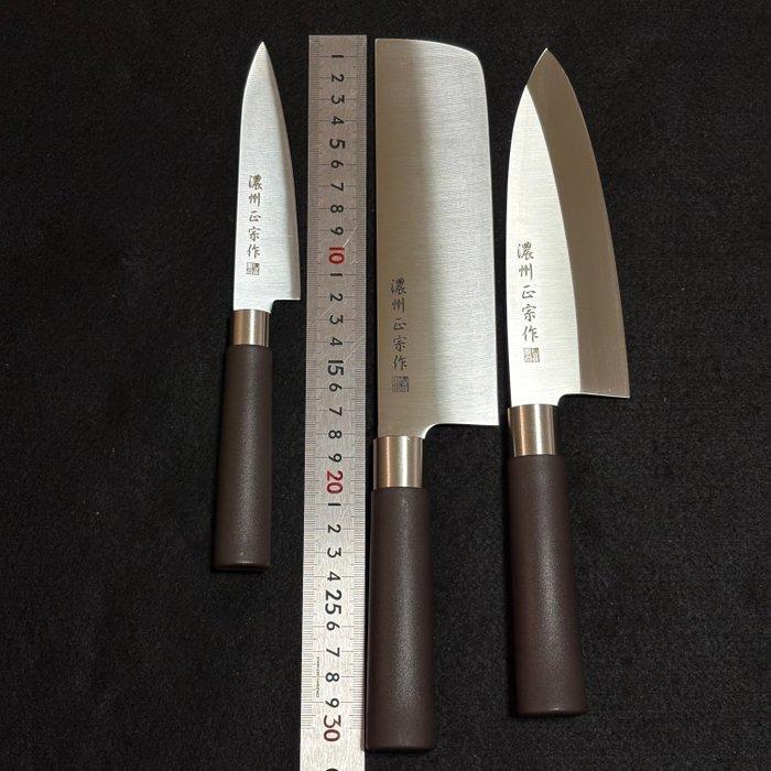 Noshu Masamune - Keukenmes - Nakiri, Deba & schilmesje -, Antiek en Kunst, Antiek | Keukengerei