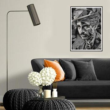 Gongas (XX-XXI) - Picasso vs Charlie Chaplin - B&W Edition