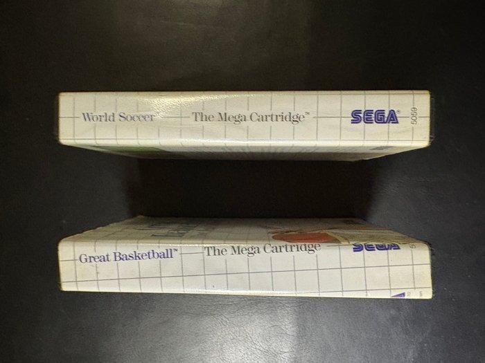Sega - Great Basketball & World Soccer – Complete in Box, Games en Spelcomputers, Spelcomputers | Overige Accessoires
