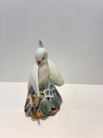 Royal Copenhagen - Figure - Pair of birds on leaves -