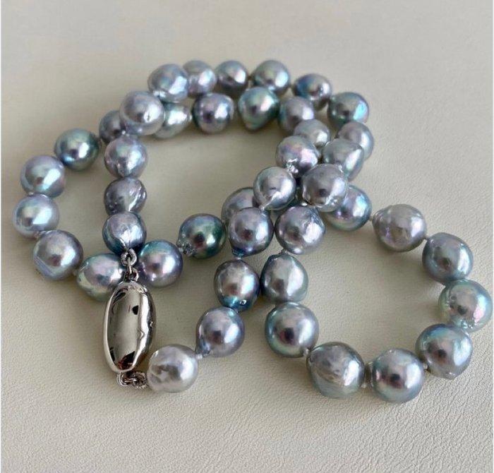 Halsketting Zilver Parel, Handtassen en Accessoires, Kettingen