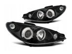 CCFL Angel Eyes koplampen Black geschikt voor Peugeot 206, Auto-onderdelen, Verzenden, Nieuw, Peugeot