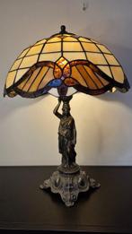 Tafellamp - Glas-in-lood - Tiffany-stijl, Antiek en Kunst