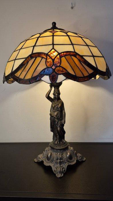 Tafellamp - Glas-in-lood - Tiffany-stijl, Antiek en Kunst, Kunst | Designobjecten