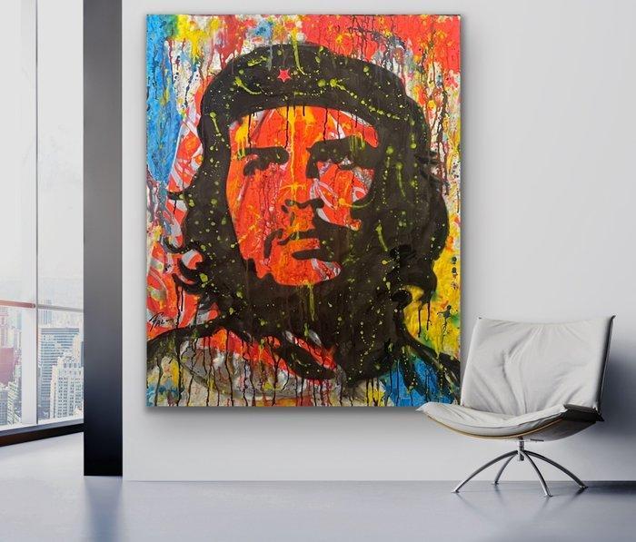Joaquim Falco - EL CHE ON COKE. XXL, Antiek en Kunst, Kunst | Schilderijen | Modern