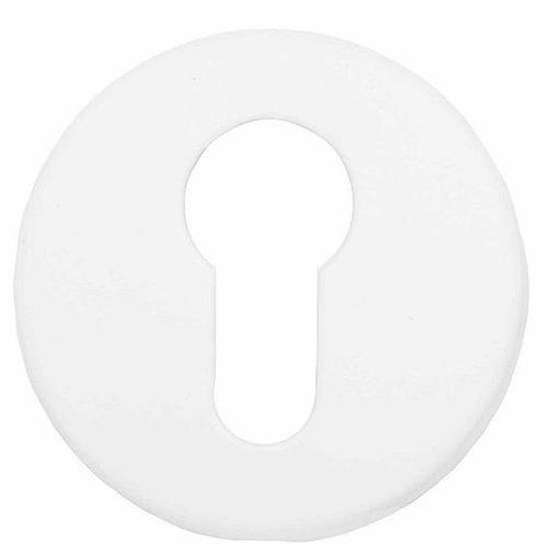 PC-Plaatje Rond verdekt Mat Wit, Doe-het-zelf en Bouw, Raamkozijnen en Schuifdeuren, Ophalen of Verzenden